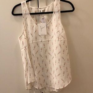 PINK CHAMPAGNE JOIE BRAND NEW TANK TOP